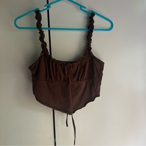 Garage Corset Cropped Tank